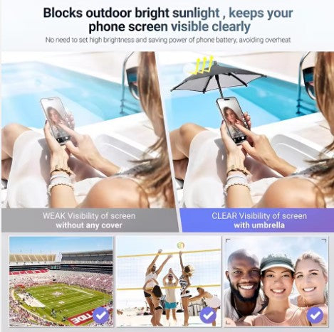 Parapluie Magnétique pour Téléphone